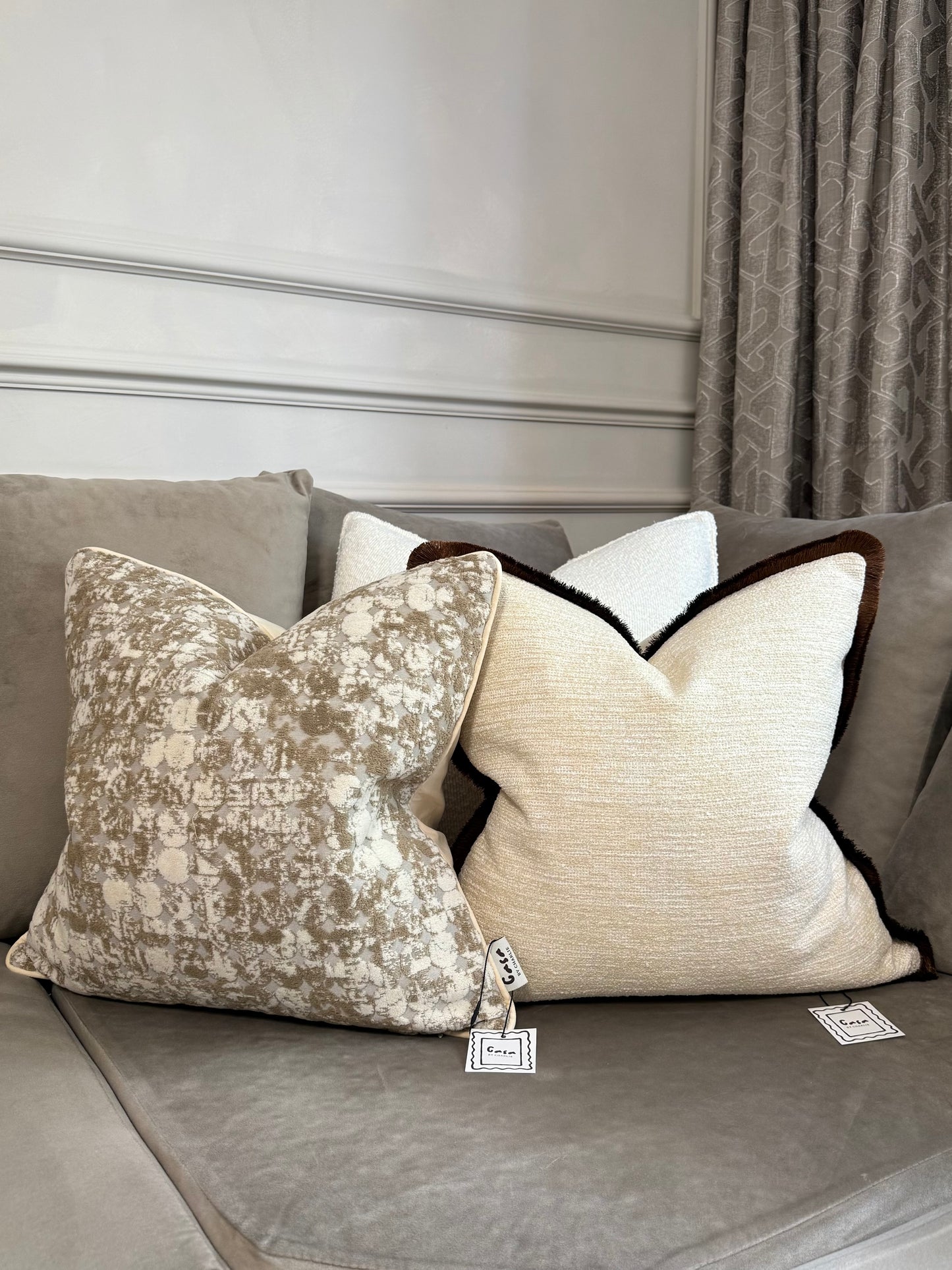 Dune Travertine Luxe cushion cover