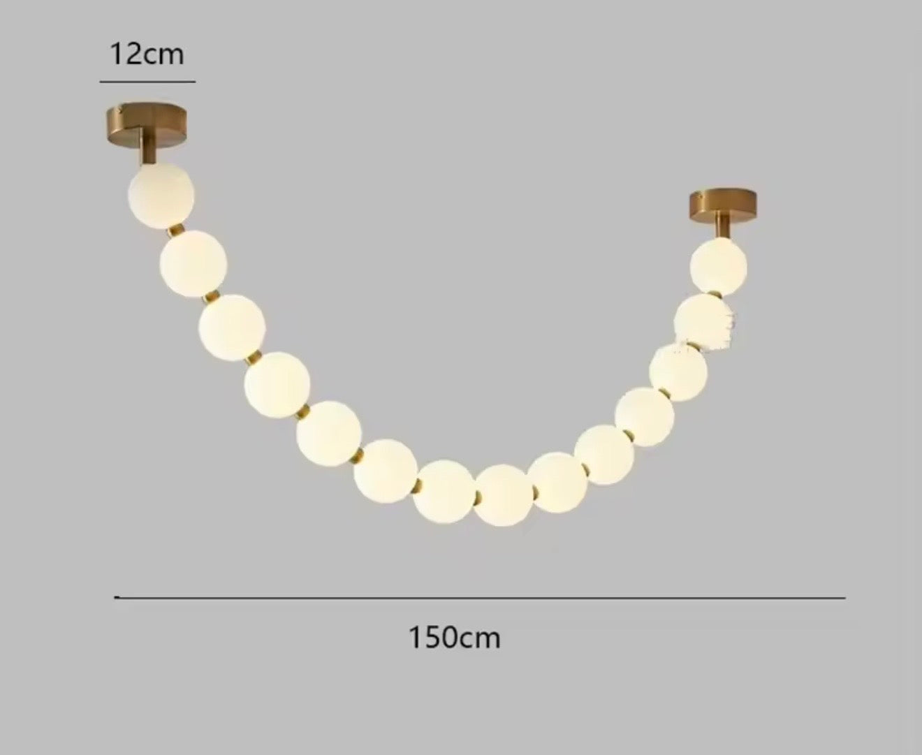 Nova Globe Bead pendant light
