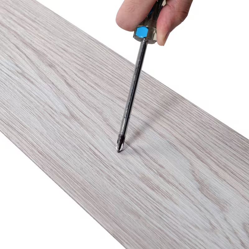 Wood grain pvc self-adhesive flooring