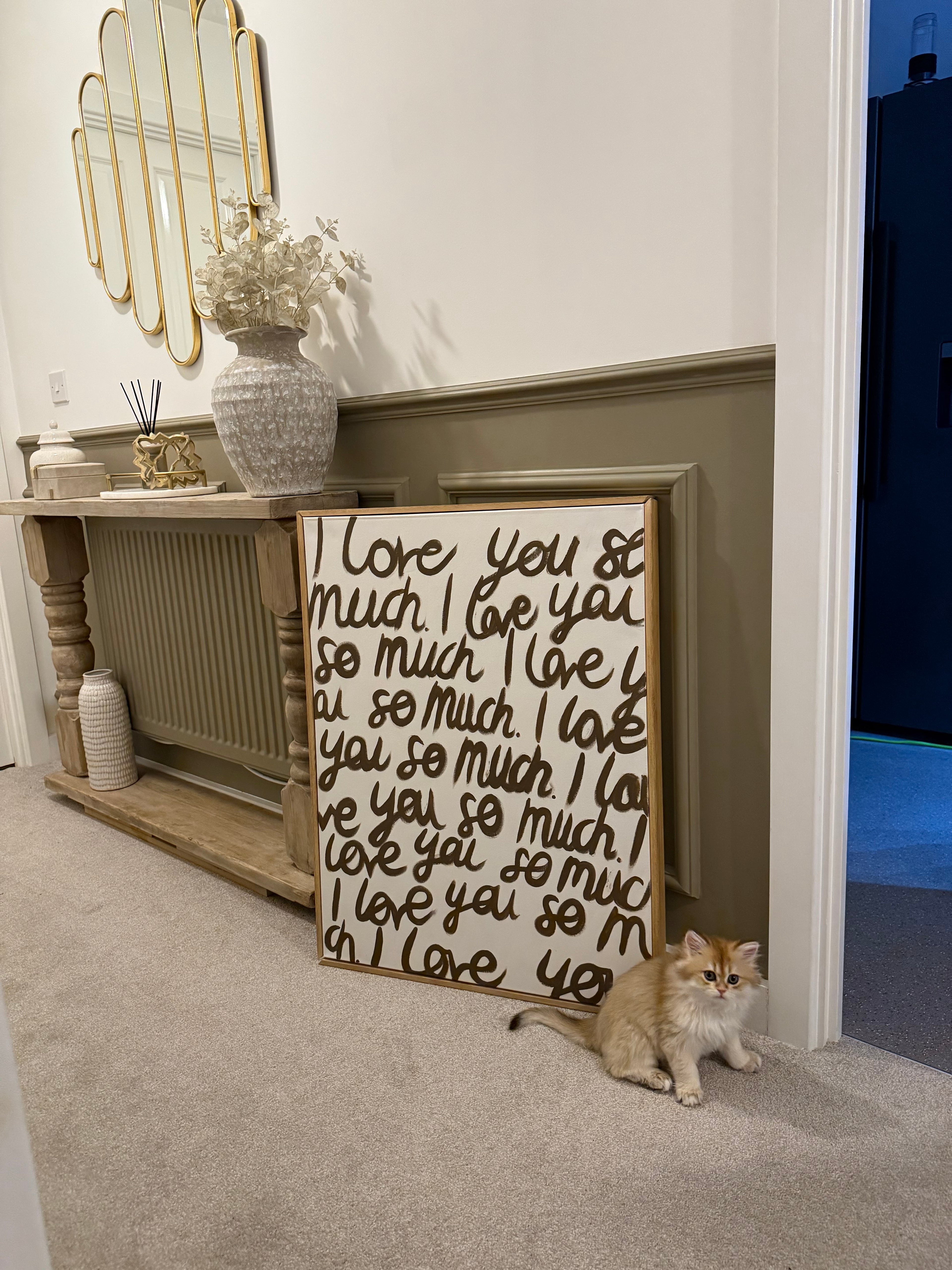 I love you so much canvas