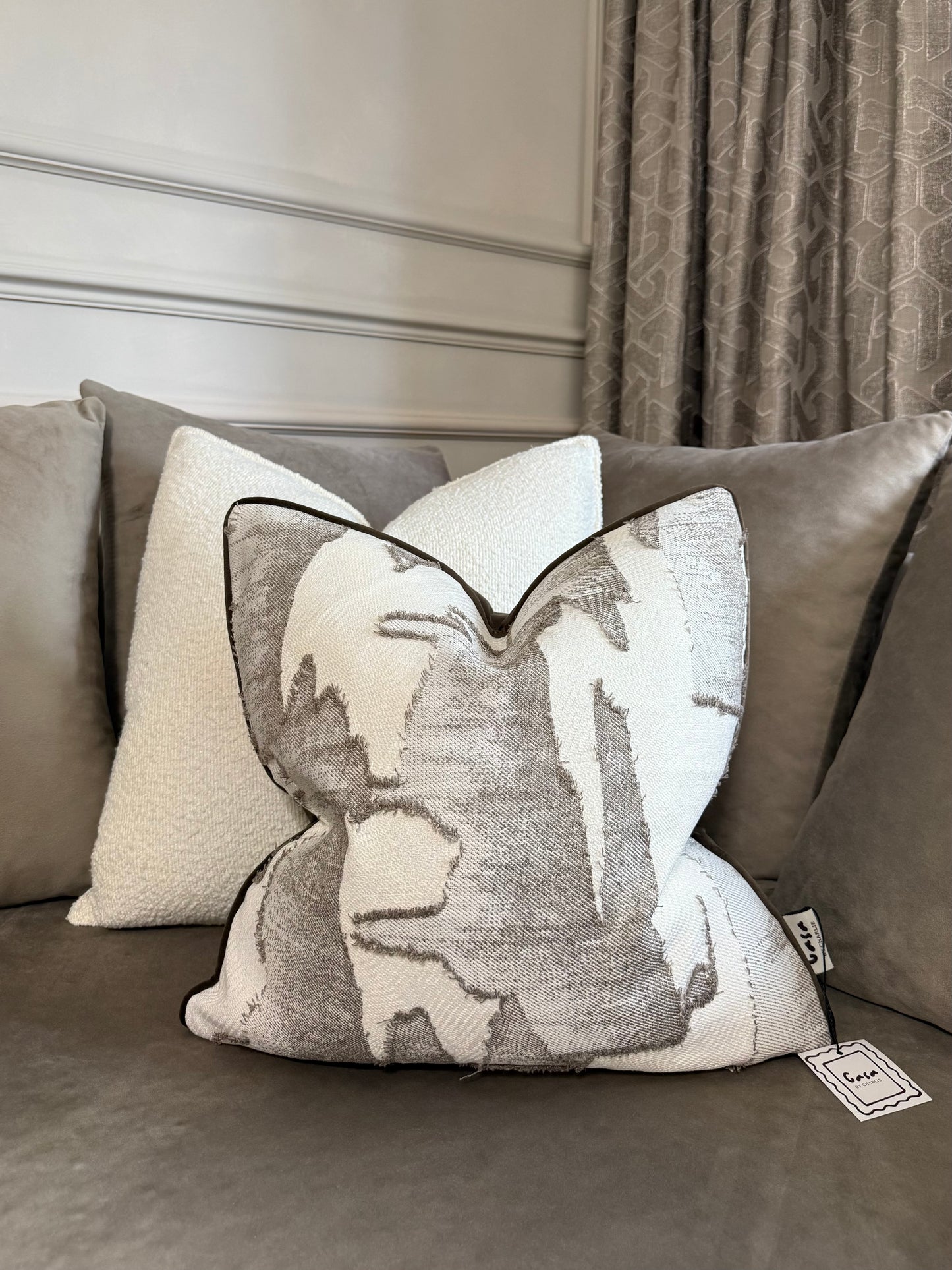 Abstract weave luxe cushion cover (pre-order)