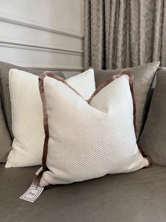 Chai chevron Luxe cushion cover